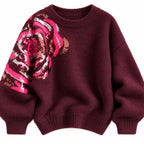 PULL FLORA SEQUIN PRUNE